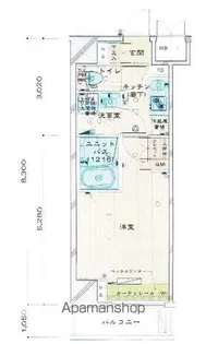 ルーブル板橋東新町壱番館【3階】の間取り