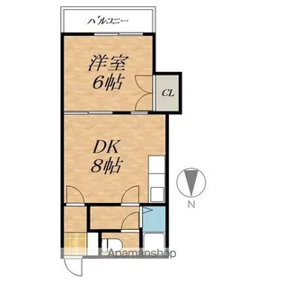 マーベリック帯広東【4階】の間取り