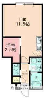 LEXIA井土ヶ谷【1階】の間取り