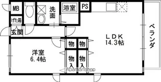 プルミエール・ソレイユ【4階】の間取り