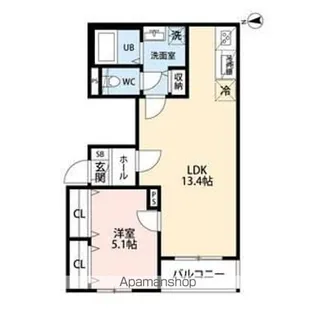 MOMO’S HOUSE【3階】の間取り