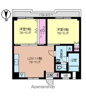 ファーストエバーグリーンビル【2階】の間取り