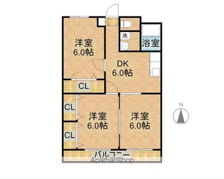 マンションM・K【4階】の間取り