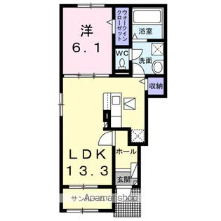 アリビオ【1階】の間取り
