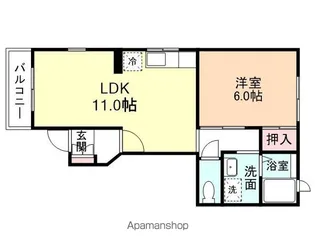 ラファエル【1階】の間取り