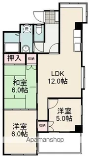 ルミエール千代田【2階】の間取り