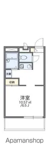 レオパレス豊南【3階】の間取り