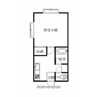 レジデンスこだま【203号室】の間取り