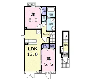 グロリアⅠ【2階】の間取り