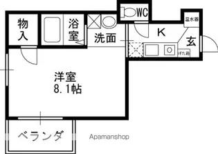 TERRA北口【1階】の間取り