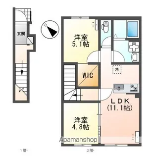 グラン・タウルス【2階】の間取り