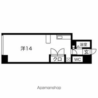 パワービル大麻駅前【408号室】の間取り