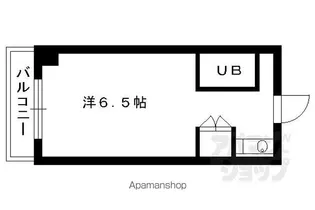 サンナイス浜大津【501号室】の間取り
