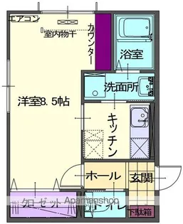 INY【101号室】の間取り