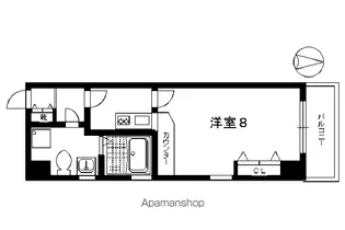 ブローニュ御所東【204号室】の間取り
