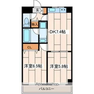 リュミエール上永谷【2階】の間取り