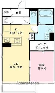 ラヴィーヌ【1階】の間取り