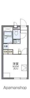 レオパレスグレイス湘南台【2階】の間取り