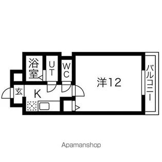 ル・レーヴ薬院【3階】の間取り