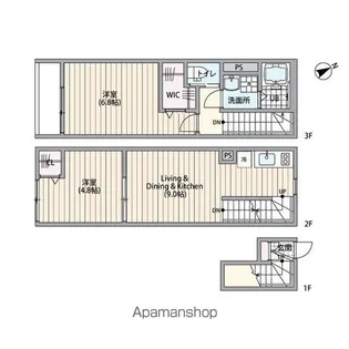 ミハス調布菊野台【2階】の間取り