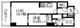 レジディア南1条【8階】の間取り