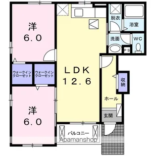 ミラリオ【1階】の間取り