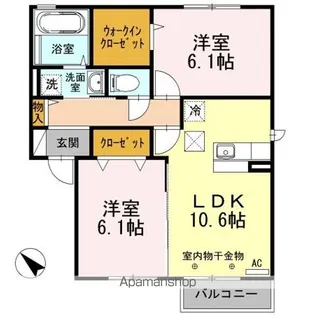 メゾン・エアリー G【1階】の間取り