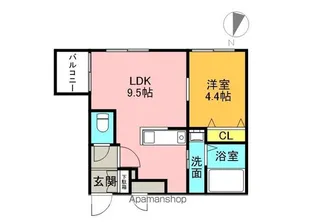 PLAN DE N18【4階】の間取り