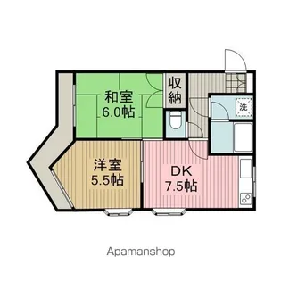 座間ライフマンション【1階】の間取り