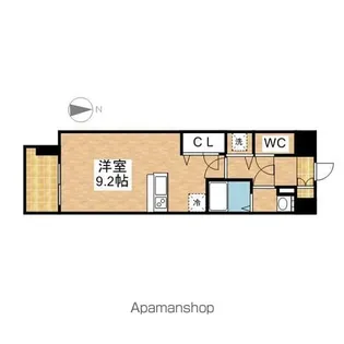 プレサンス久屋大通セントラルパーク【3階】の間取り