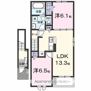 ネクストステージ【2階】の間取り