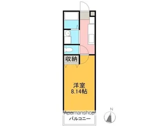 シャトウ清栄【1階】の間取り