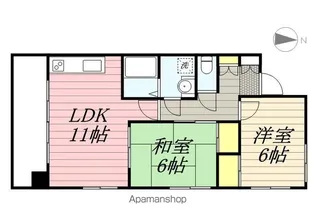 アルカサール【301号室】の間取り