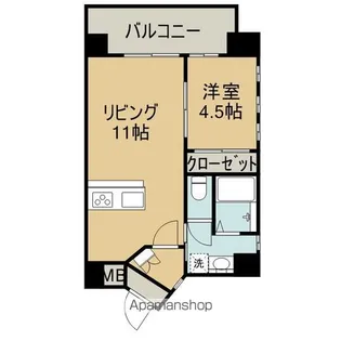 ロータス下荒田【2階】の間取り