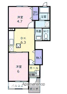 ビクトリア壱番館【1階】の間取り