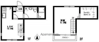フィオーレ【1階】の間取り