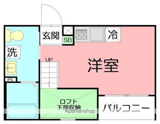 MAISON DE LA PLAGE【2階】の間取り