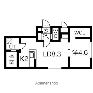 MULBERRY FIELD 宮の沢2・1【2階】の間取り