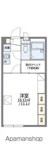 レオパレスMERCURY【2階】の間取り