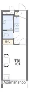 レオパレスパークサイドグレース【3階】の間取り