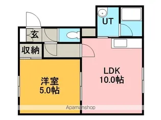 レジデンス雅【101.号室】の間取り