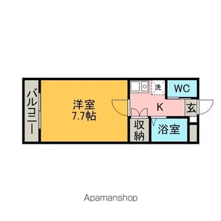 カーサビアンカ【3階】の間取り