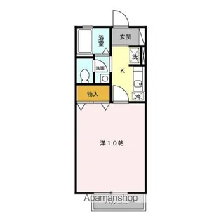 1Kの間取り画像