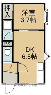 Aフラット(エーフラット)【203号室】の間取り