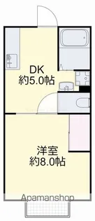 メゾンウィスパーⅢ【1階】の間取り