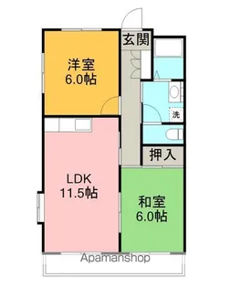 ビラ・プリンチペⅡ【106号室】の間取り
