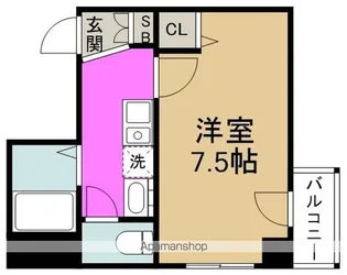 エスリード梅田西第2【2階】の間取り