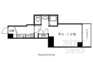 AMISTAD洛【506号室】の間取り