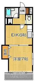 サンシャイン相原Ⅱ【101号室】の間取り