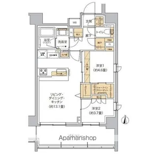リビオメゾン東池袋【9階】の間取り